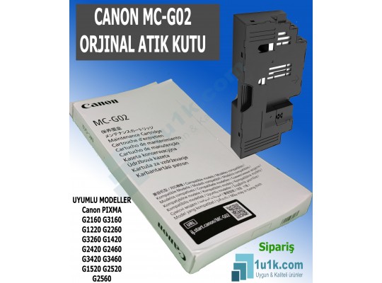 canon MC-G02 mürekkep bakım kutusu
